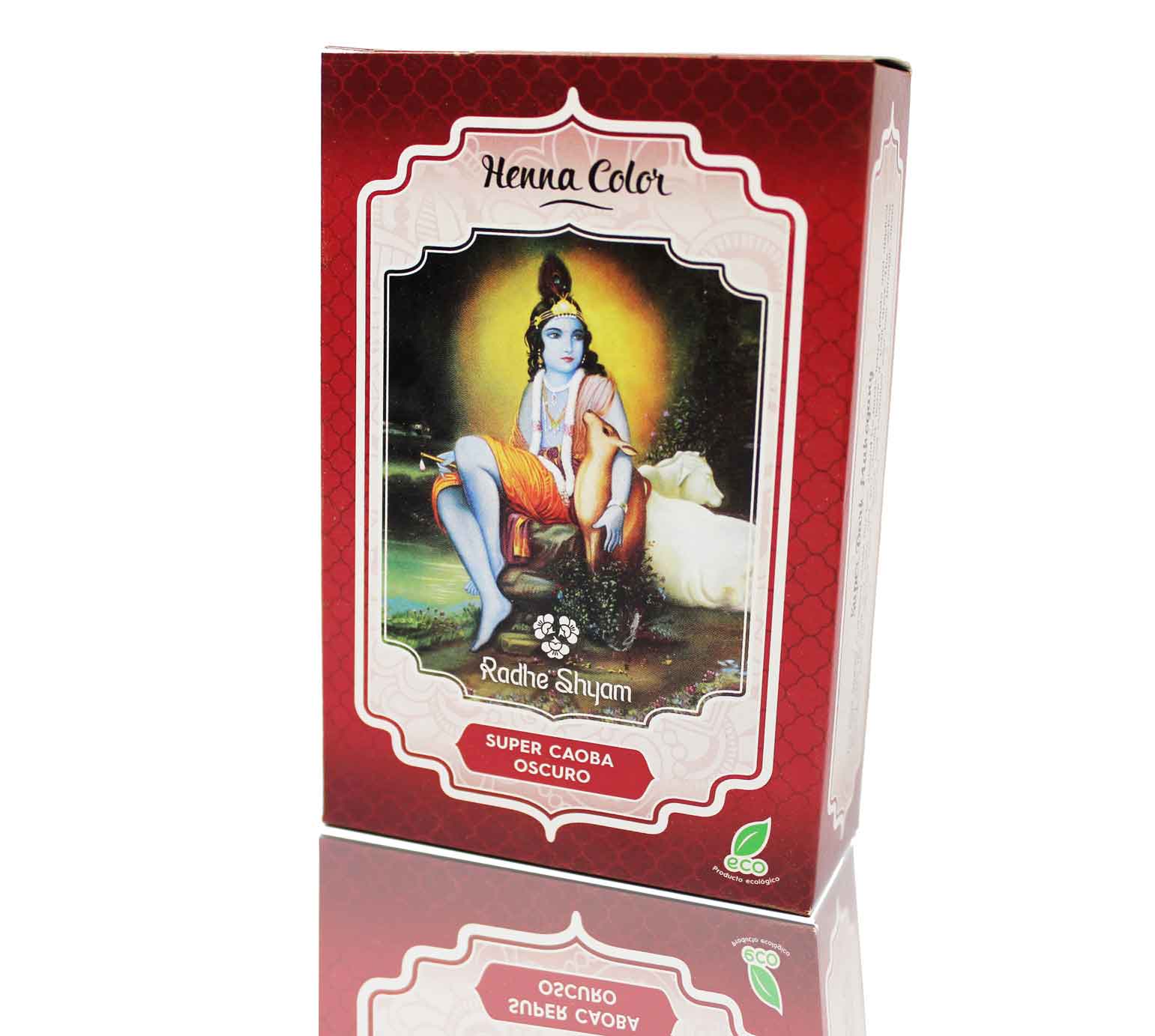 Radhe Shyam Henna Super Dark Mogno em Pó, 100 g