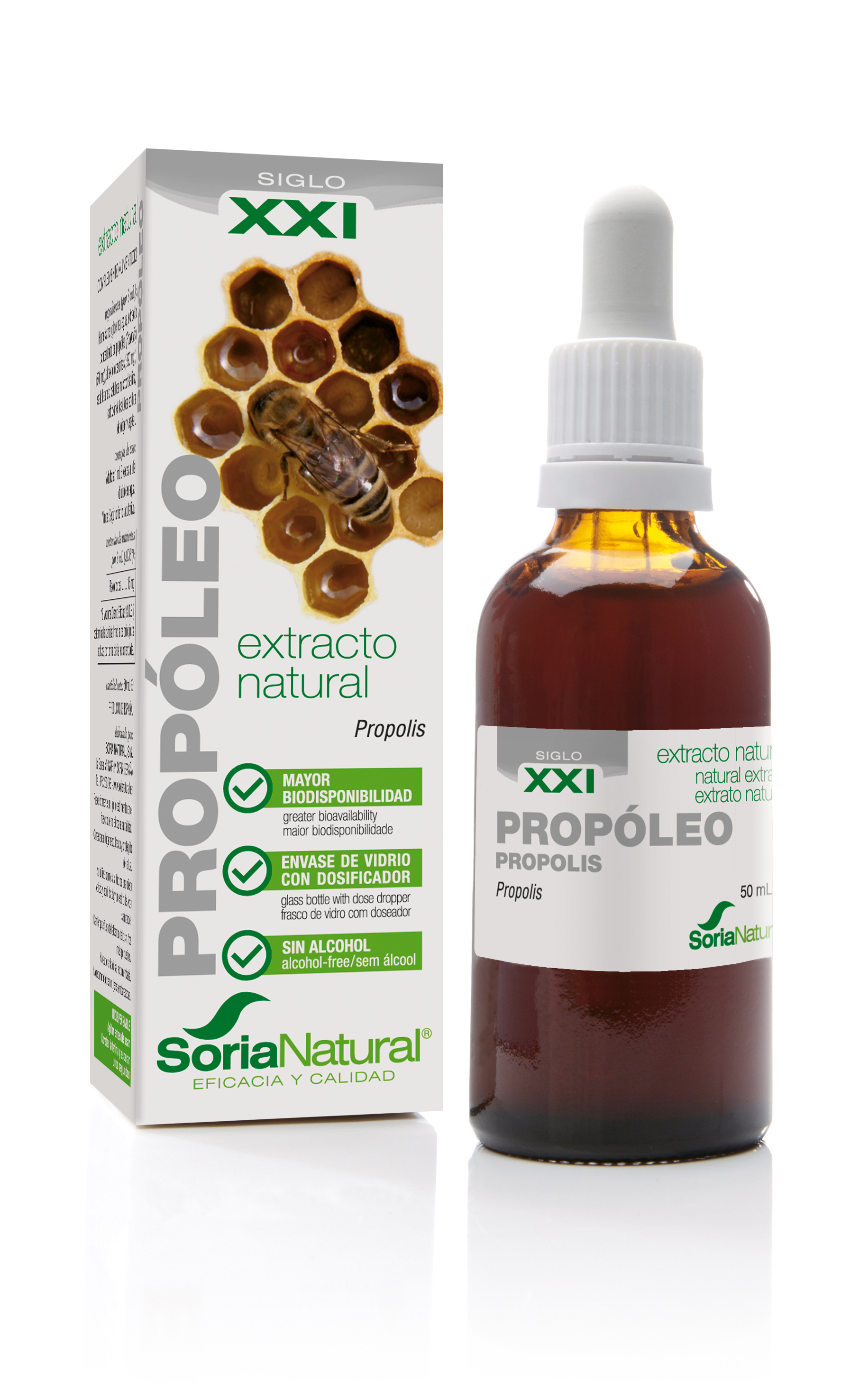 Soria Natural Siglo XXI extrato de própolis, 50 ml