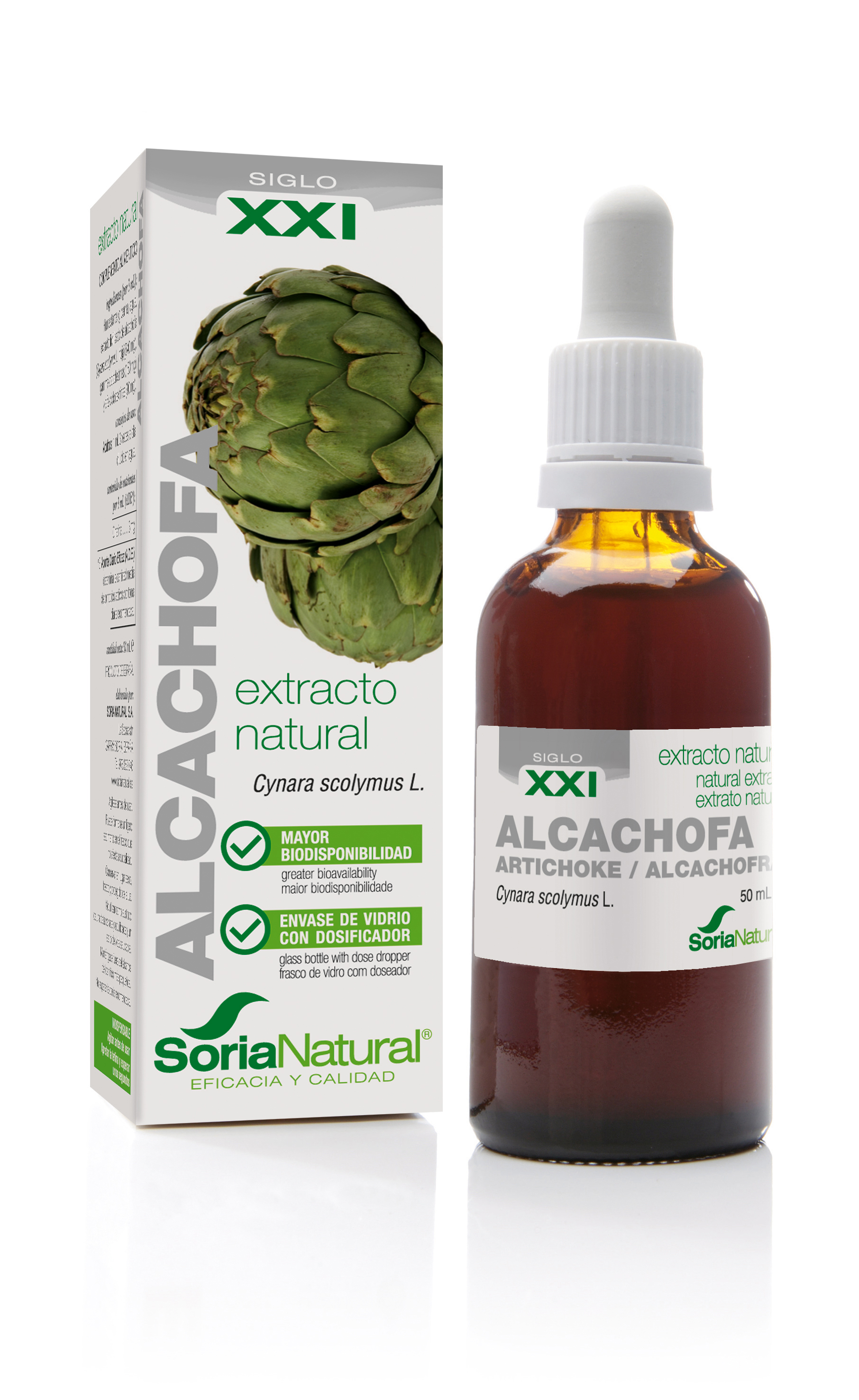 Soria Natural Siglo XXI Extrato Natural de Alcachofra, 50 ml