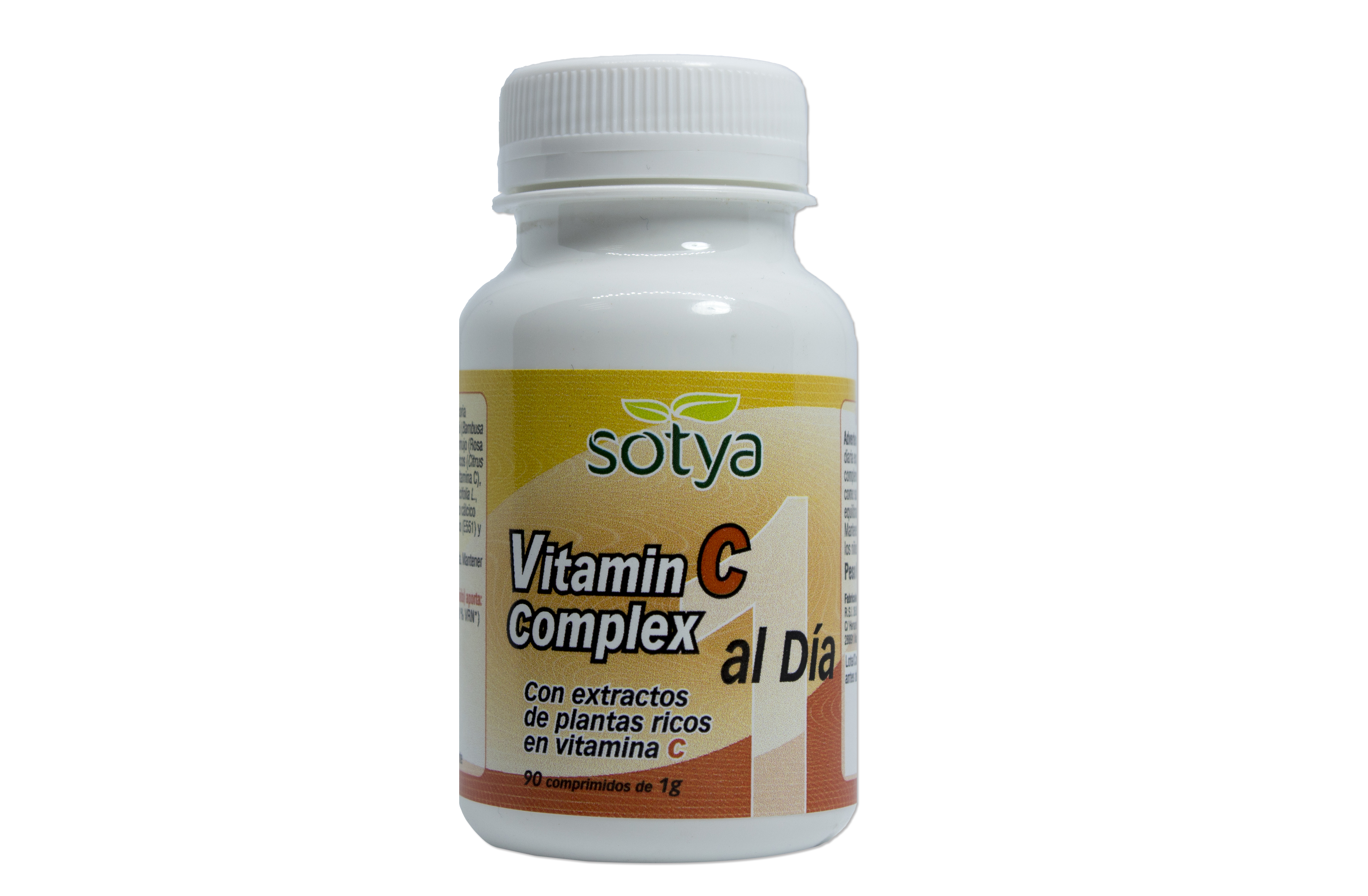 Sotya Vitamin C Complex por dia, 90 comprimidos.