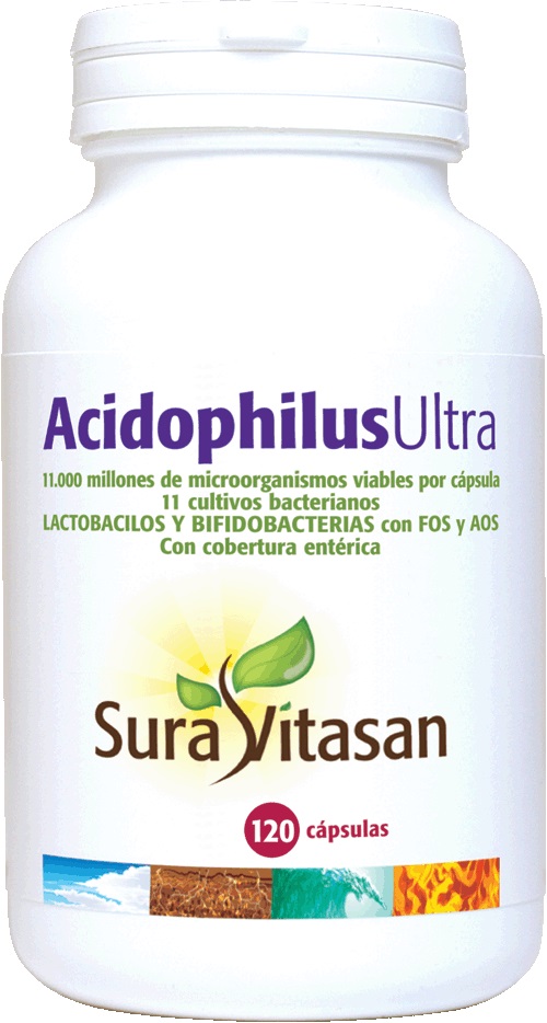 Sura Vitasan Acidophilus Ultra, 120 Cápsulas