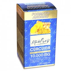 Pure State Cúrcuma 10.000mg Savings Format, 80 cápsulas