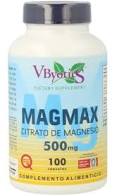 Vbyotics Magmax Citrato de magnésio 500 mg, 100 cápsulas