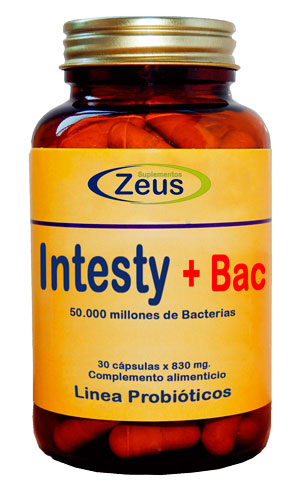 Zeus Intesty+Bac suplementos, 30 cápsulas
