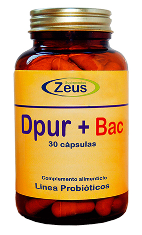 Zeus Dpur+Bac suplementos, 30 cápsulas