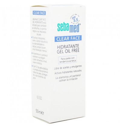 Sebamed Clear Face Gel Oil Hidratante Livre, 50ml.