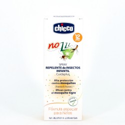 Chicco Spray repelente de insectos infantil 12M+, 100 ml.