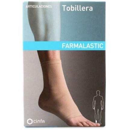 Tornozeleira Farmalastica Tamanho Grande 25-28cm, 1 Unidade