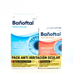 Bañoftal PACK Irritação ocular. Colírio + Banho de olhos