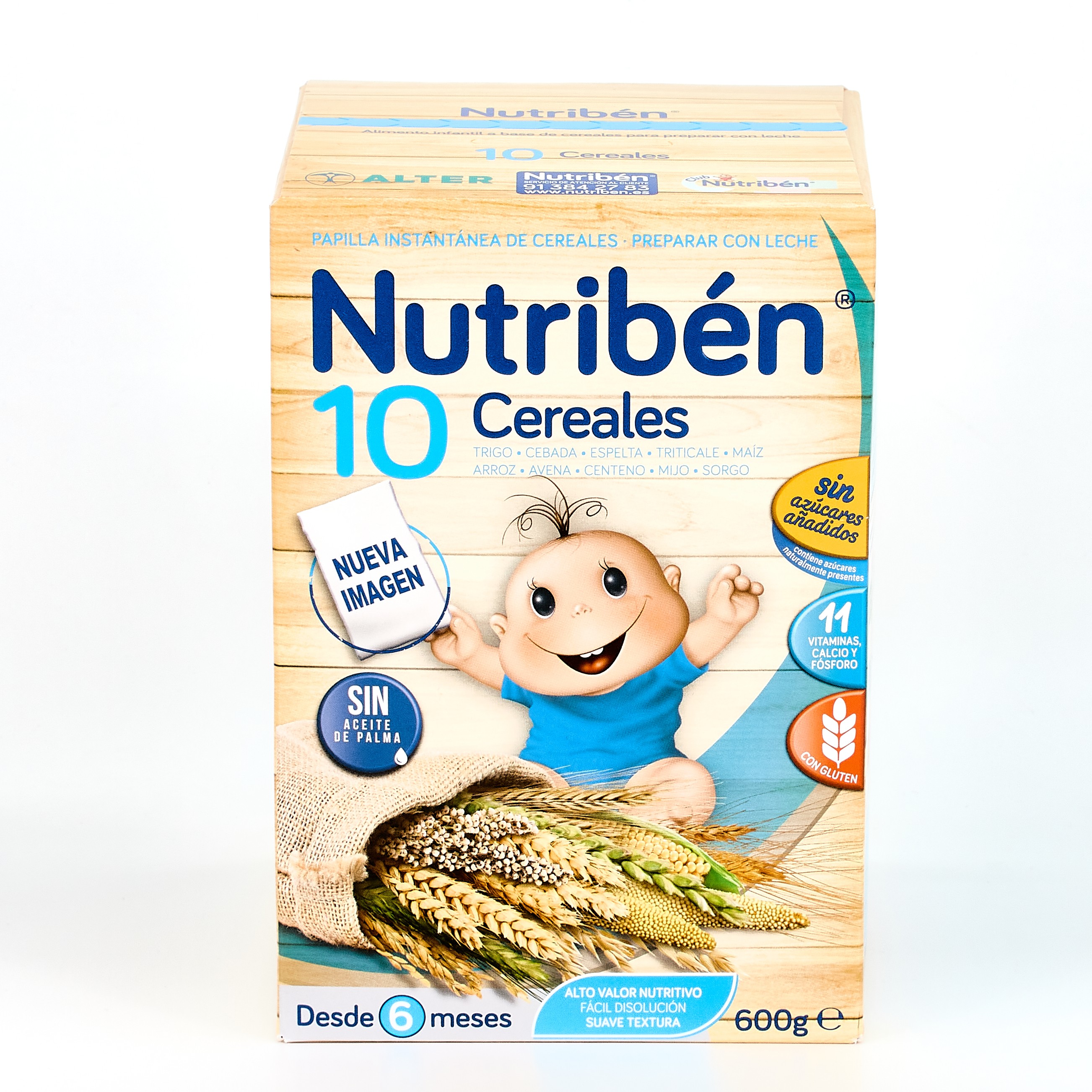 Nutriben 10 Cereais, 600 gr.