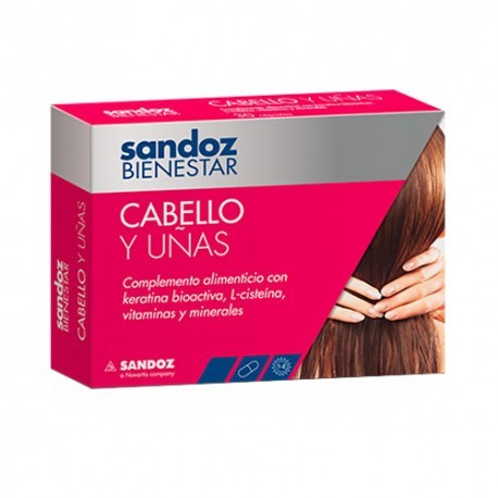 Sandoz Triplo Hair & Bem-estar das unhas, 3x30 Cápsulas