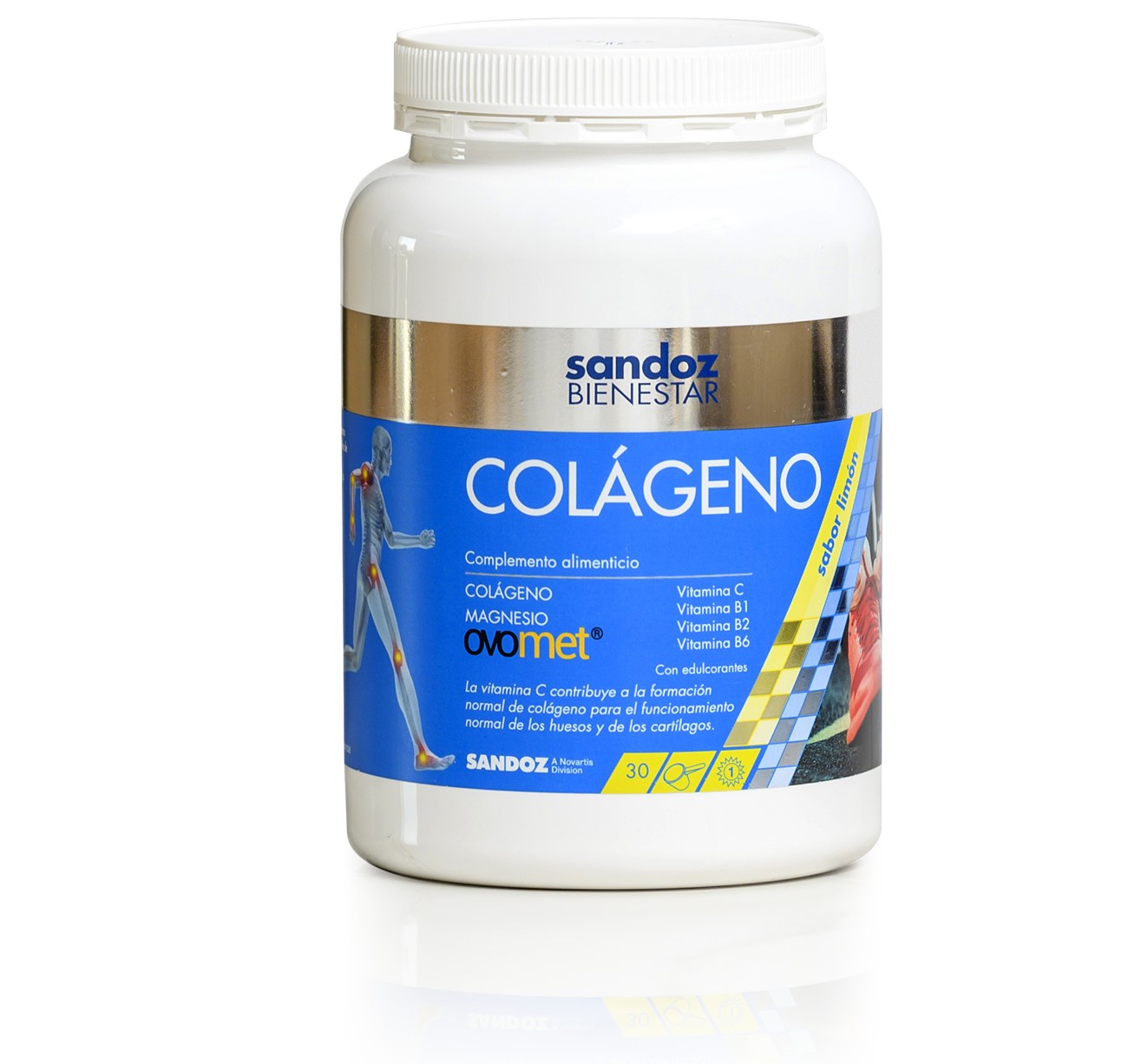Sandoz Wellness Colágeno Sabor Limão, 360 g