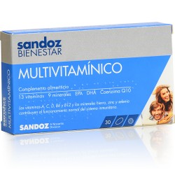 Sandoz Wellness Multivitamin Adulto, 30 cápsulas