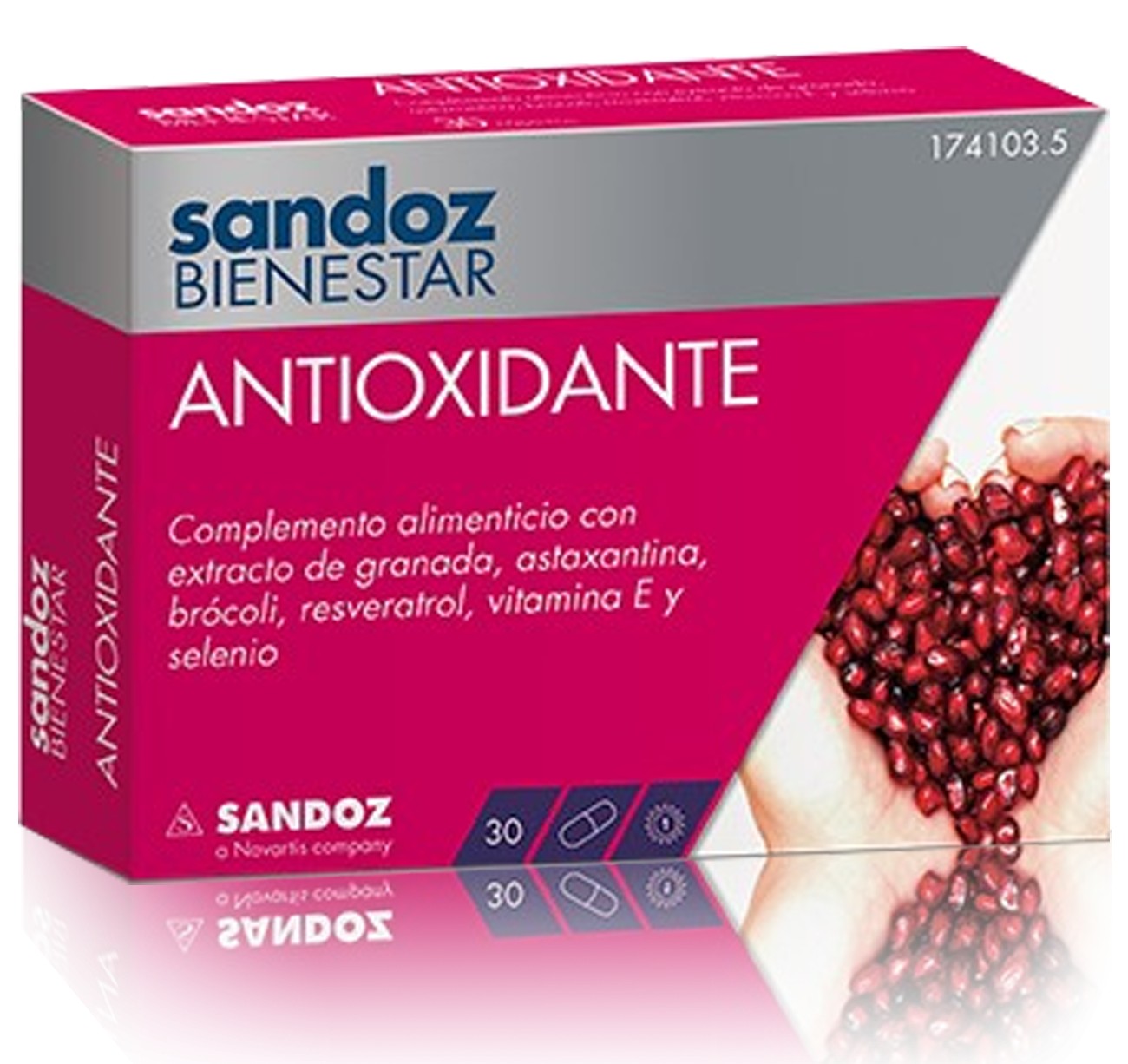 Sandoz Bem-estar Antioxidante, 30 Cápsulas