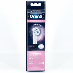 Oral B Sensi UltraThin Refills (anteriormente sensível limpo), 3 unidades.