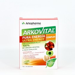 Arkovital Energia Pura. Ultra Energy 30 Comprimidos