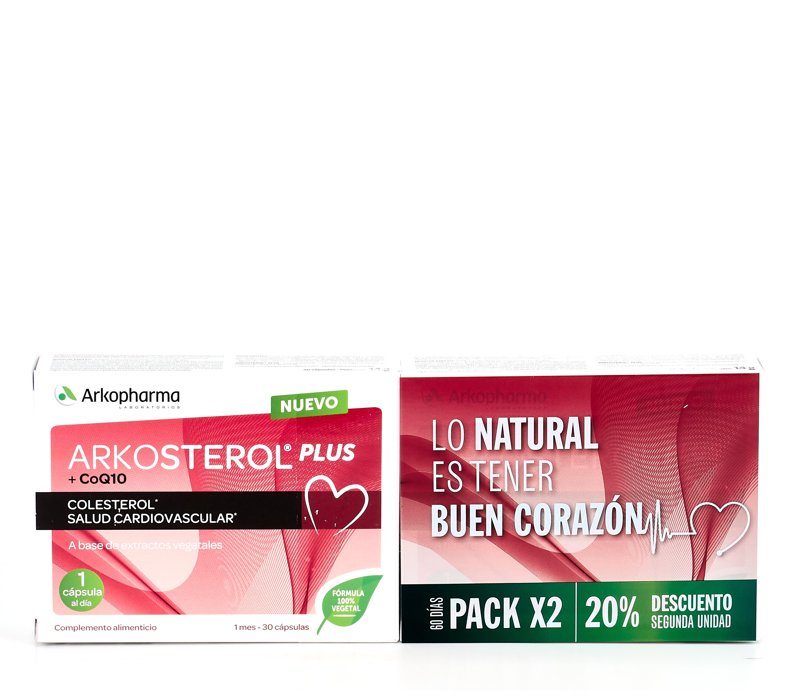 Arkosterol Plus, 30+30 cápsulas.