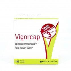 Vigorcap Hair & Unhas, 180Cápsulas.