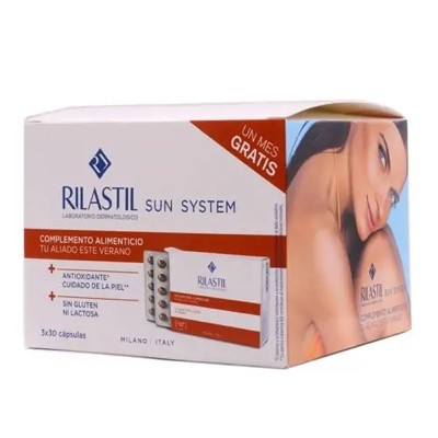 Rilastil Sun System Oral triplo, 90 cápsulas