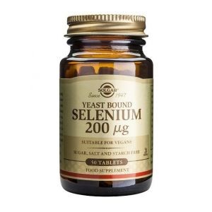 Solgar selênio em levedura 200 mcg. 50 comprimidos.