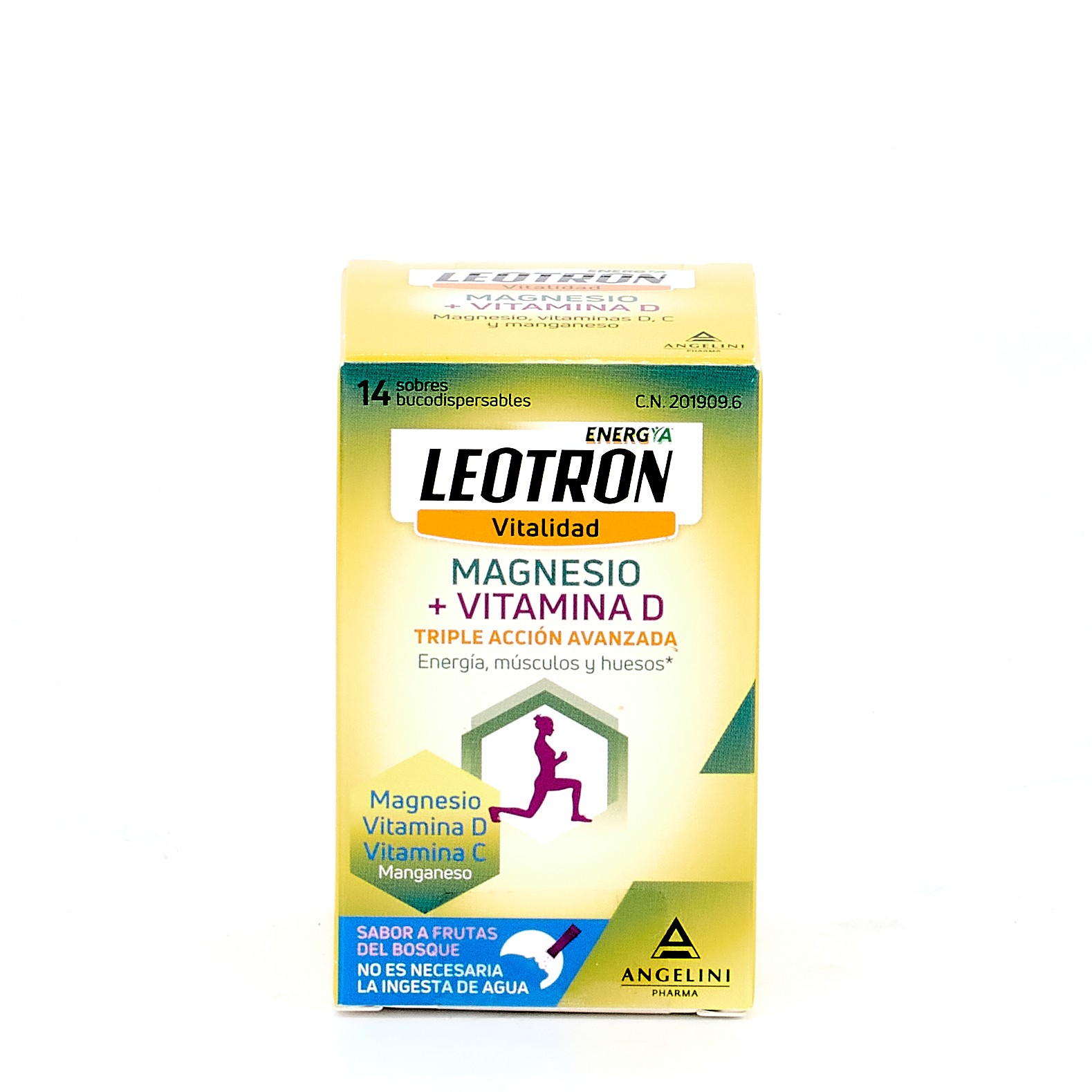Leotron Magnésio & Vitamina D, 14 sachês