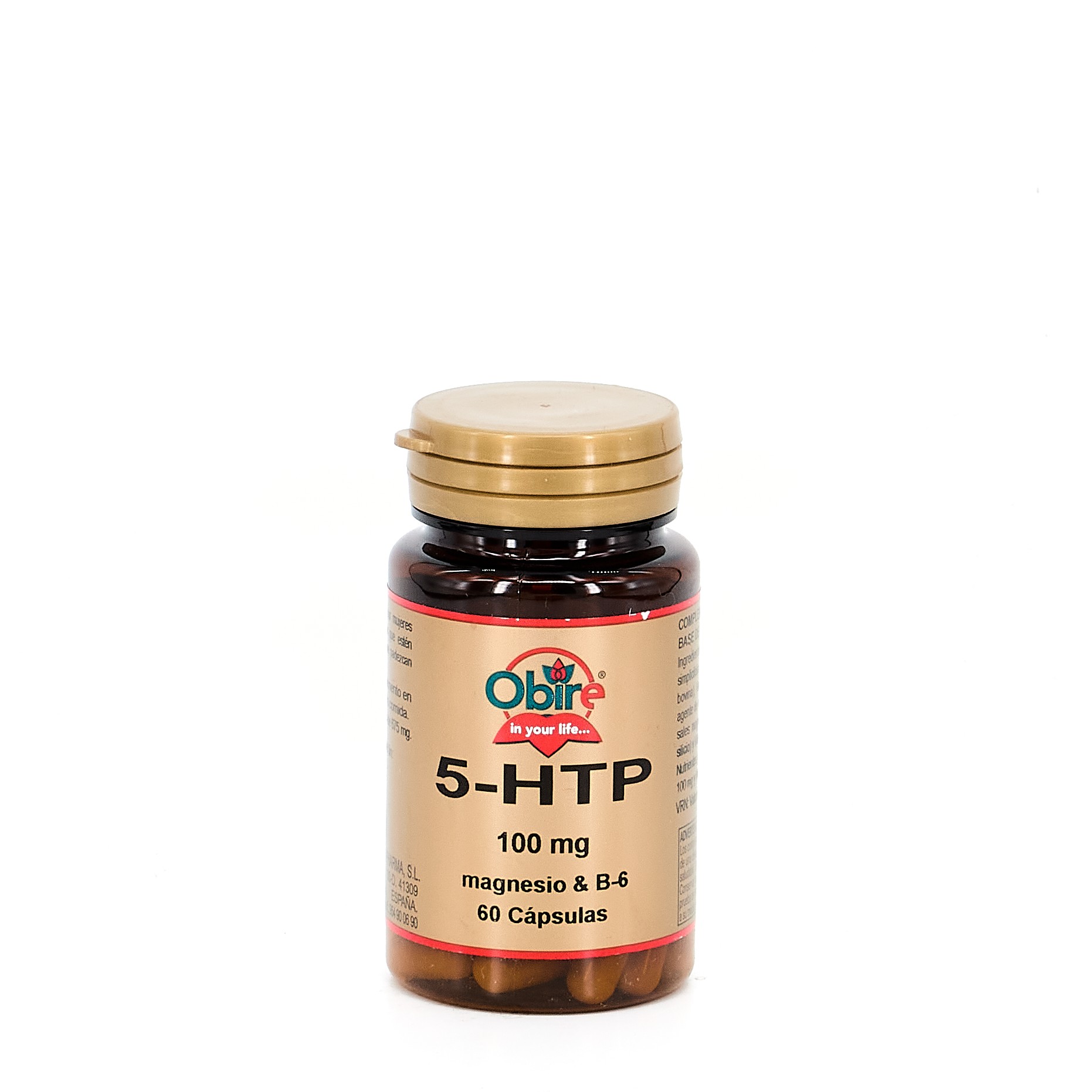 Obire Tritofano (5-HTP) + Magnésio + Vit B6, 60 Casp.