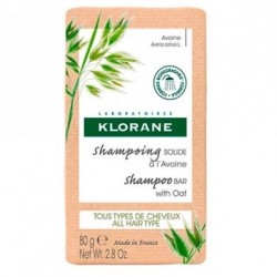 Klorane Aveia Shampoo Sólido, 80 g