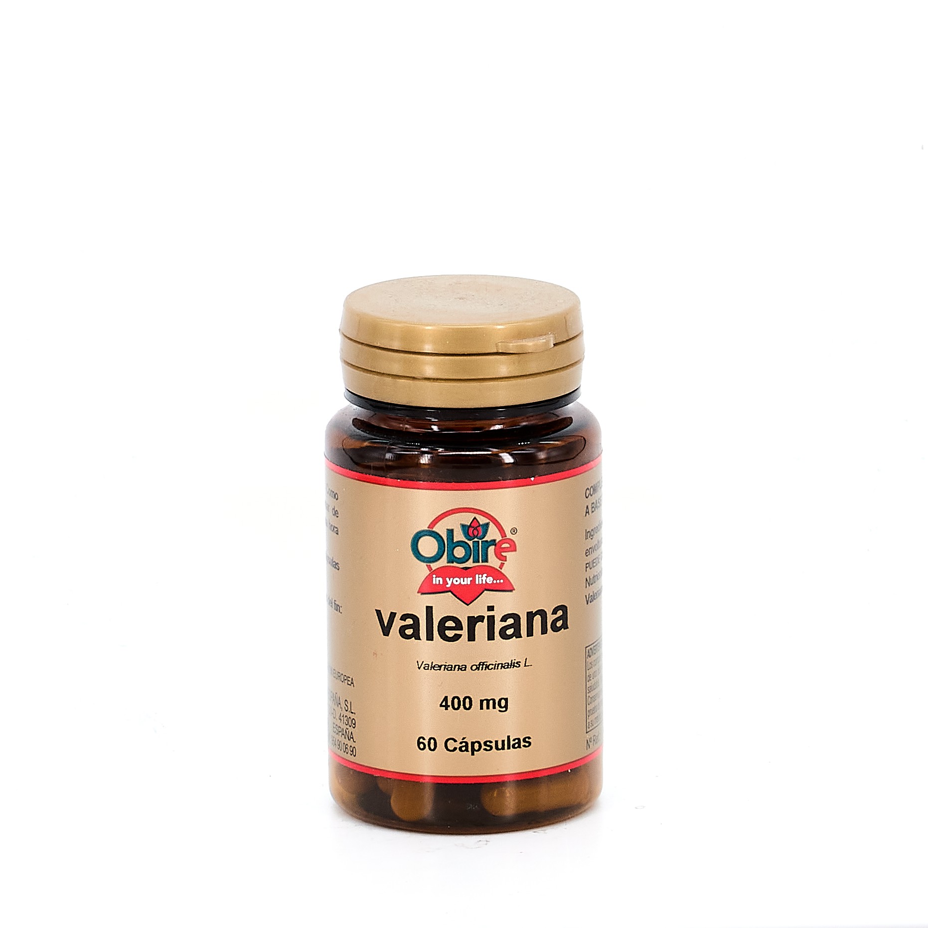 Obire Valeriana 400 mg, 60 cápsulas.