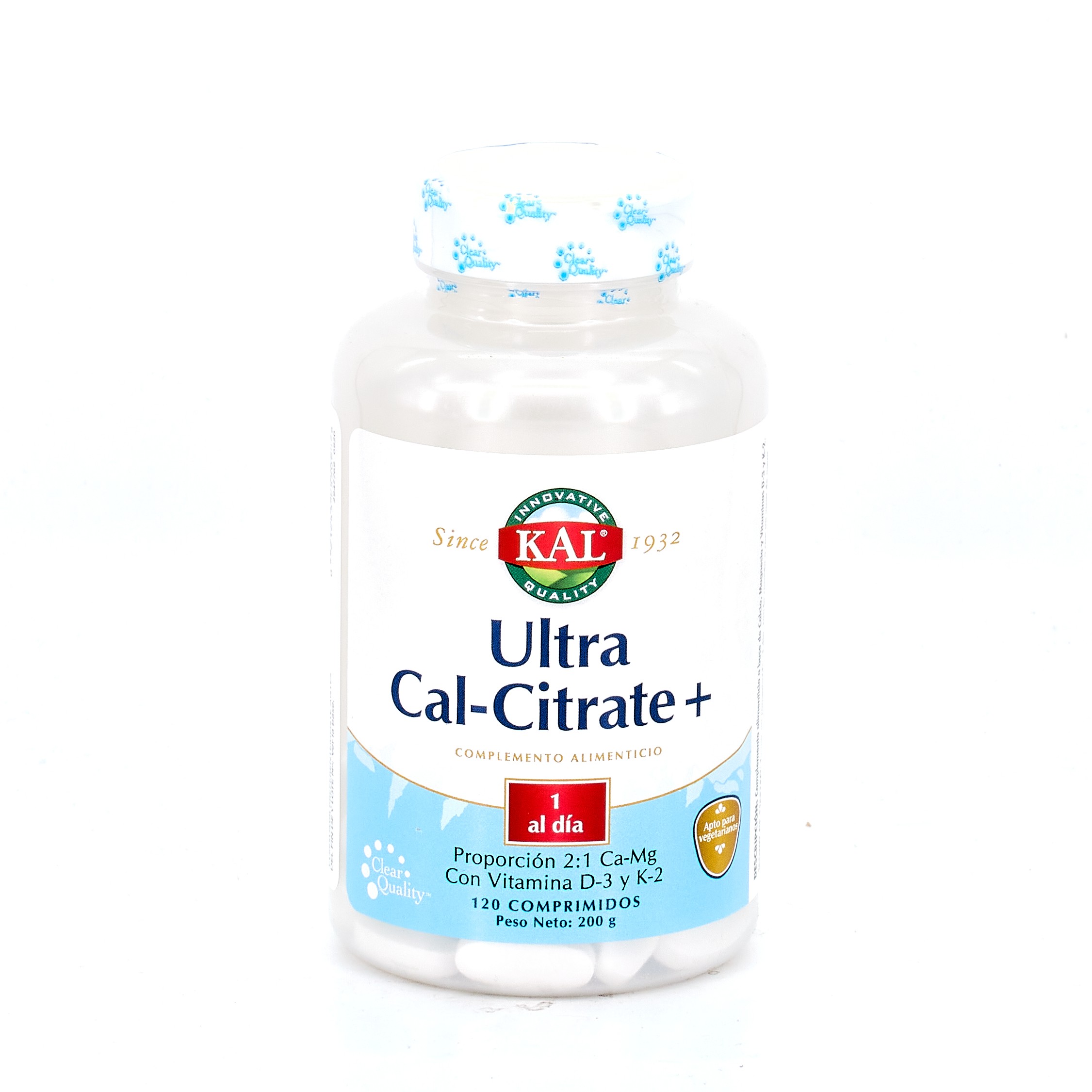 KAL Ultra Citrato de Cal - 120 comprimidos