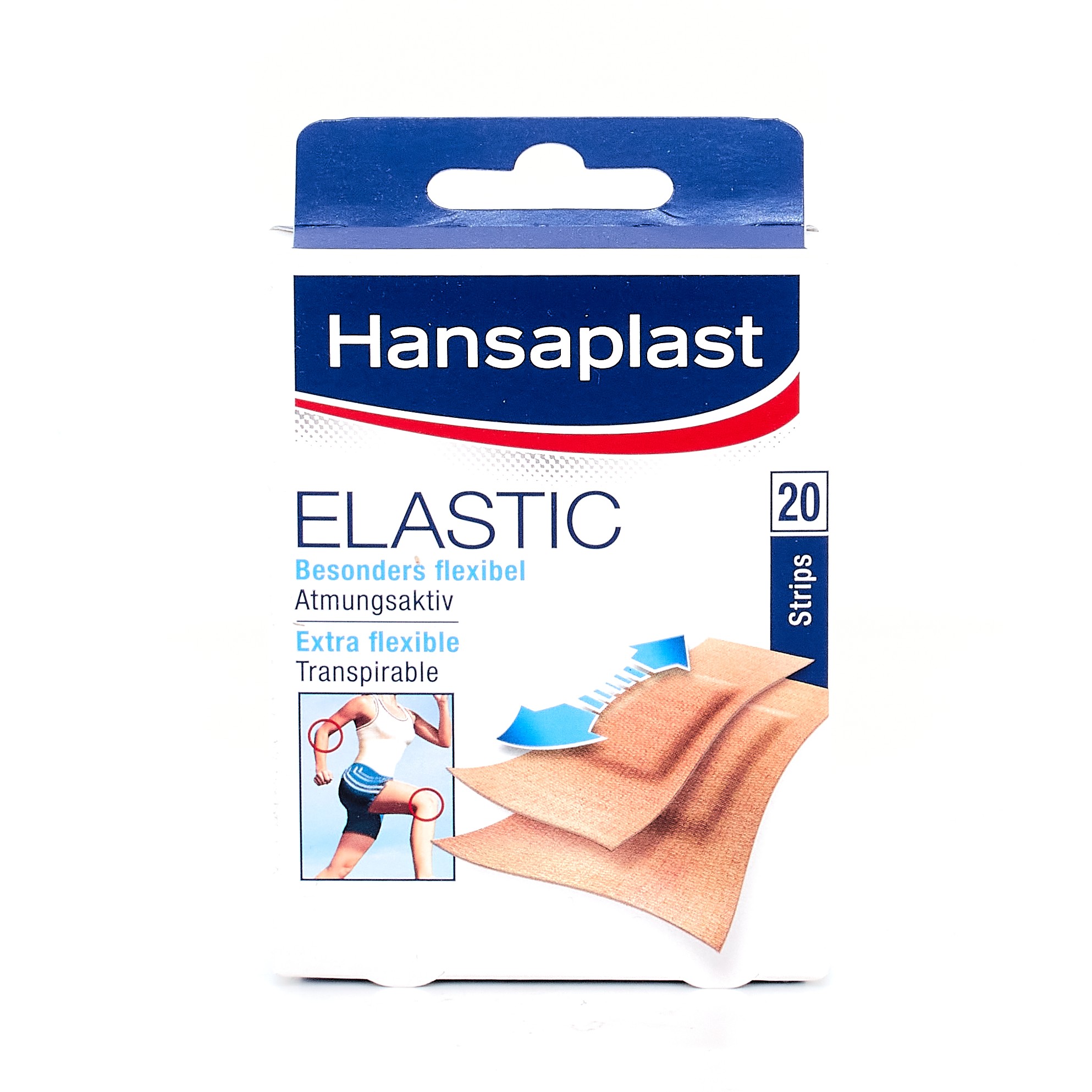 Hansaplast Elástico Antibacteriano, 20Uds.
