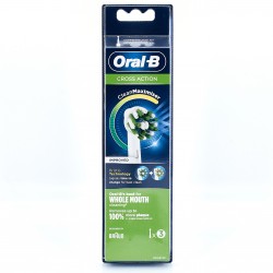 Oral B Crossaction Refill escova de dentes elétrica, 3 pcs.