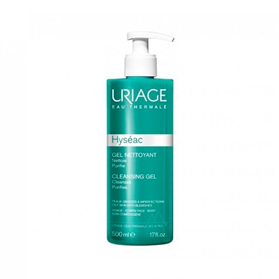 Uriage Hyseac Gel de Limpeza, 500ml.