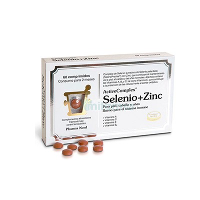 ActiveComplex Selenium + Zinco, 60 Comprimidos