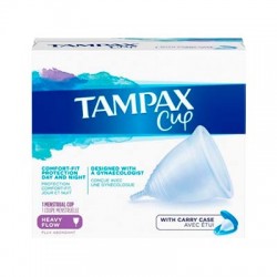 Tampax Cup Copo Menstrual Heavy Flow, 1 xícara