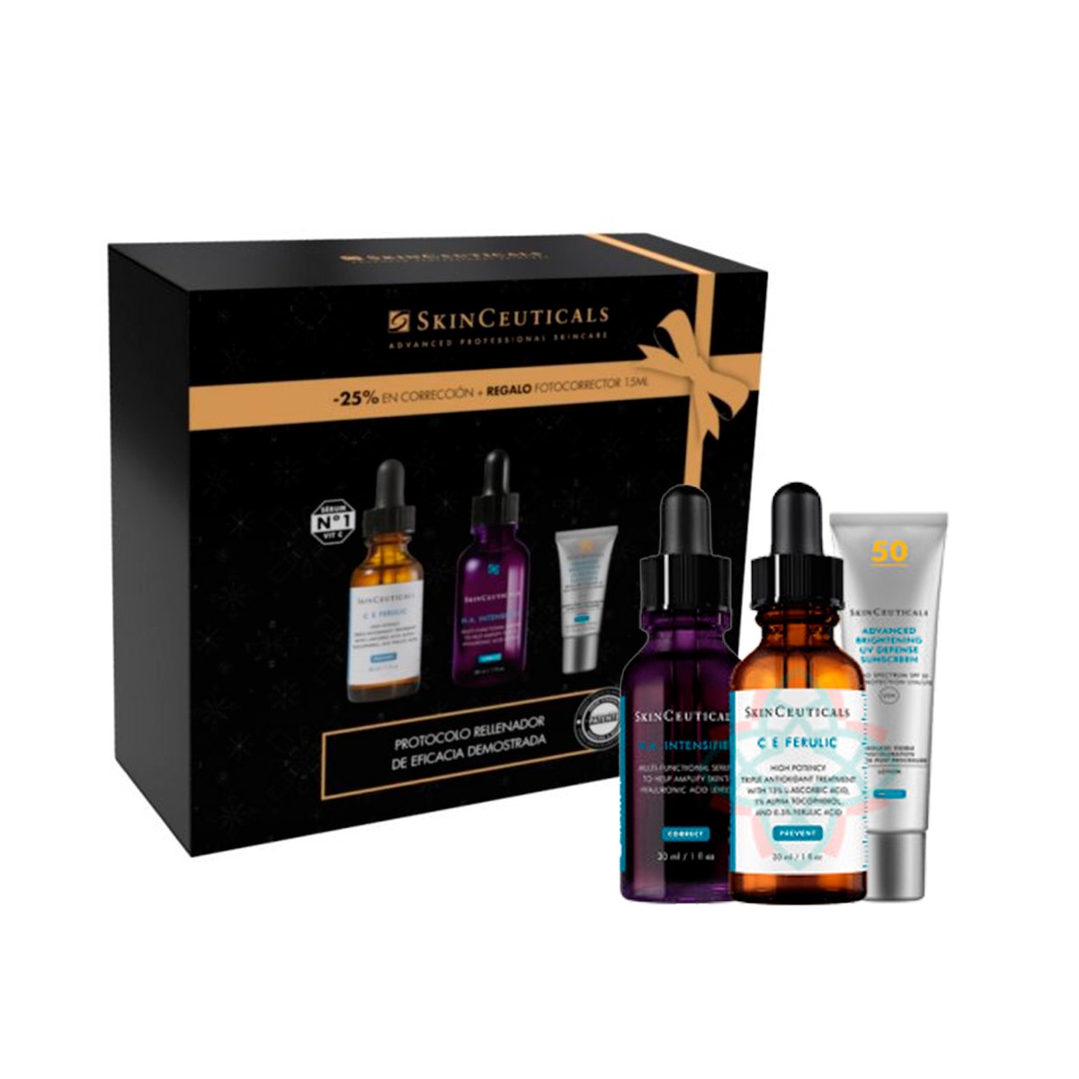 Skinceuticals protocolo rellenador CE Ferulic + H.A Intensify