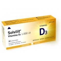Solvilit Vitamina D3, 30 comprimidos