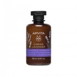 Apivita Caring Lavender Gel de Banho para Pele Sensível, 250 ml