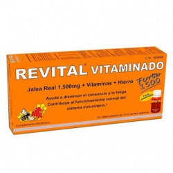 Geleia Real Forte Vitalicada Vitamentizada, 20 frascos para injetáveis