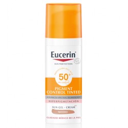 Eucerin Sun pigment control FPS 50+ tonalidade média, 50ml