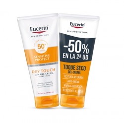 Eucerin Sun duplo toque seco gel-creme ultra leve FPS 50, 2 x 200 ml