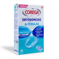 Correga ortodontia & talas, 36 comprimidos de limpeza