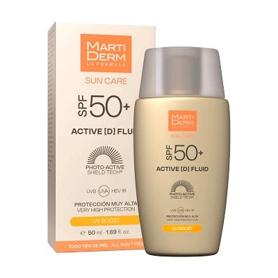 Martiderm sun care FPS50+ líquidos D ativos, 50 ml