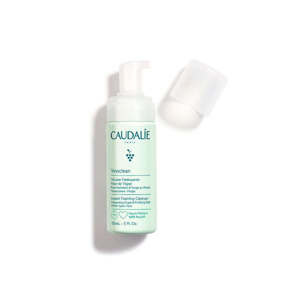 Caudalie Vinoclean Espuma de Limpeza, 150ml.