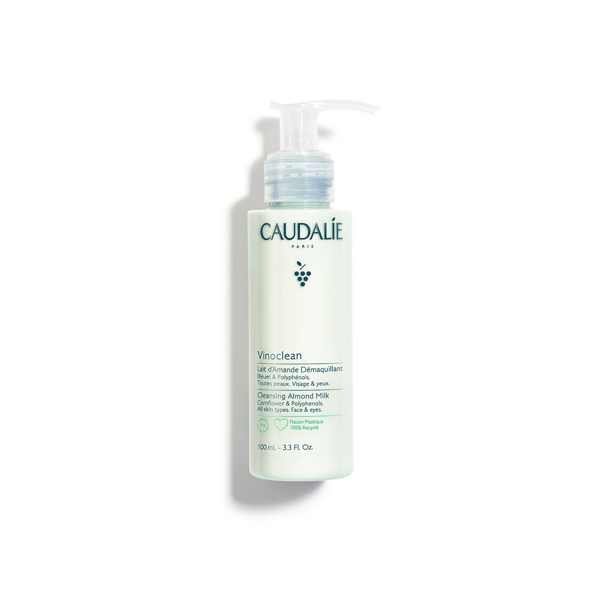 Caudalie Vinoclean Removedor de Maquiagem de Leite de Amêndoas, 100ml.