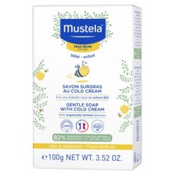 Mustela Superfat Sabonete Creme Frio e Cera de Abelha Orgânica, 150 g