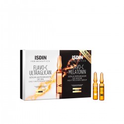 Isdin Isdinceutics Flavo-C Day & Night Pack, 2+2 ampolas.