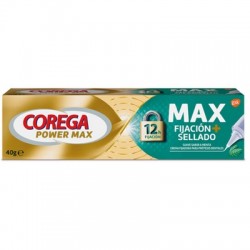 Fixação Corega power MAX + selagem sabor menta, 40 g