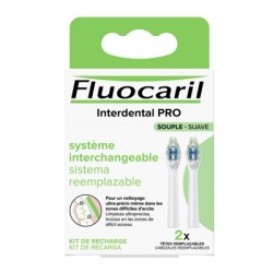 Soft interdental pro fluocaril, 2 cabeças substituíveis
