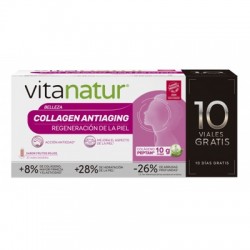 Vitanatur colágeno antienvelhecimento, 10 frascos para injetáveis