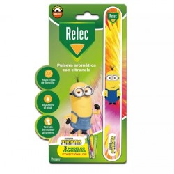 Pulseira Perfumada Relec com Citronela Minions Rosa